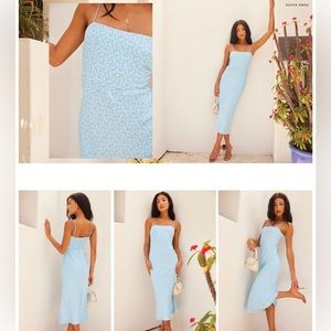 RESA OLIVIA MIDI DRESS IN MONTEREY NWT SIZE M